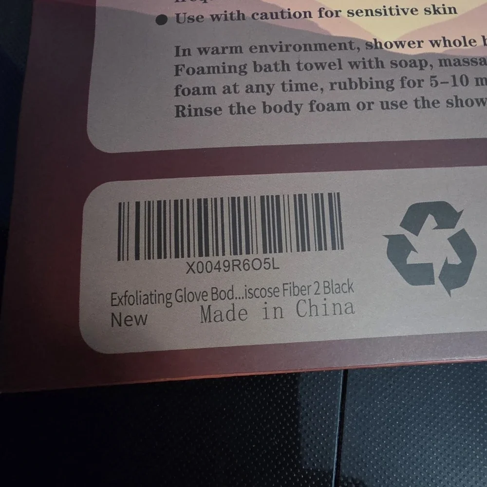 BJPVSX Exfoliating Glove Gentle On The Skin Exfoliation Of Dead Skin Cells‎